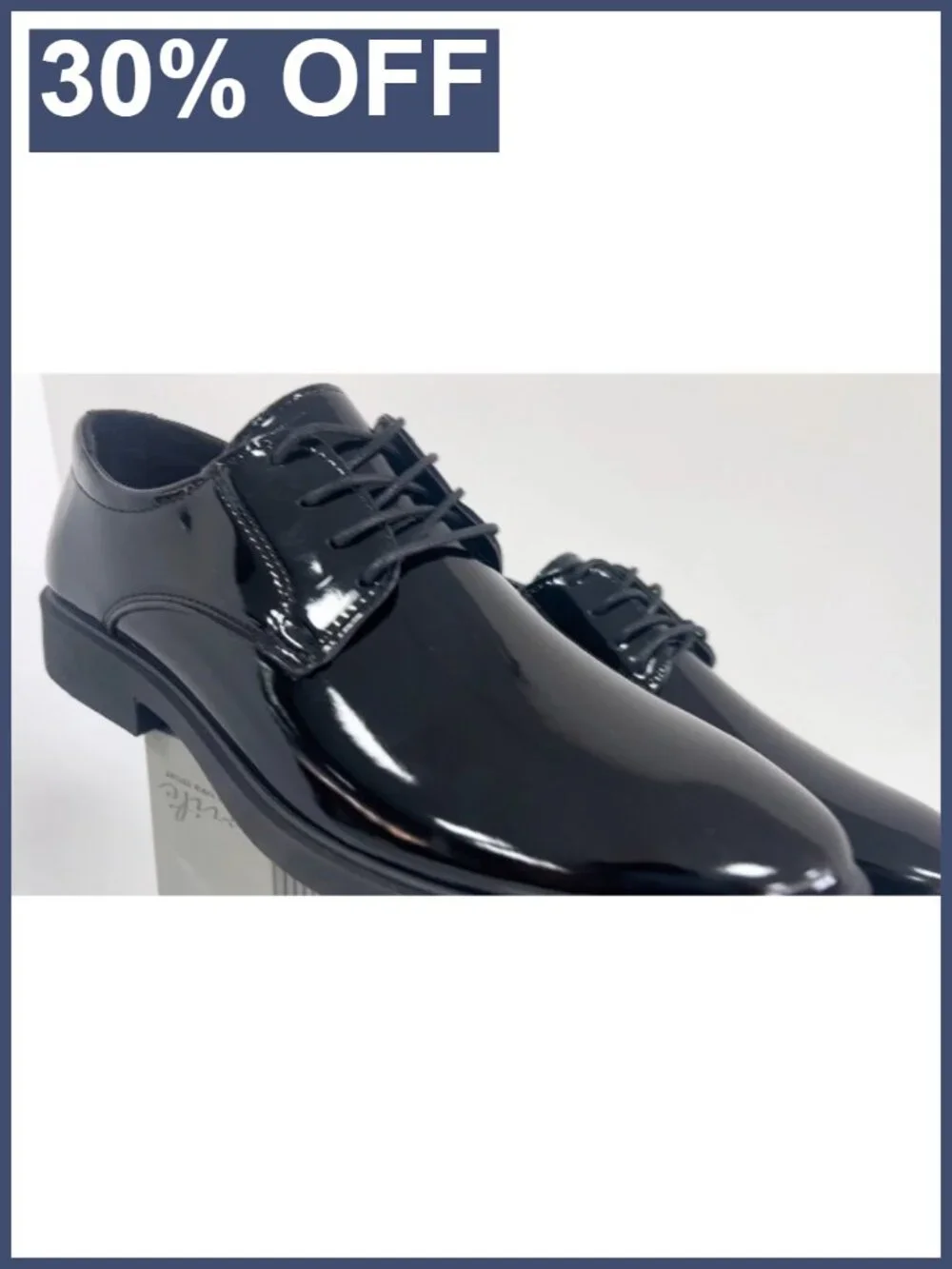 Men's Oxford Dress Shoes Formal Patent Faux Leather Lace-Up Wedding